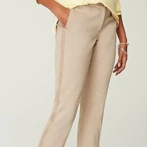 J. Jill Brushed Twill Light Tan Pants (12)